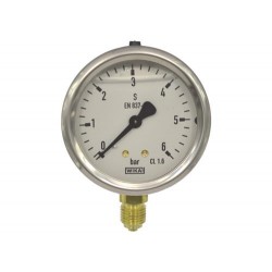 Rohrfedermanometer Messing,...