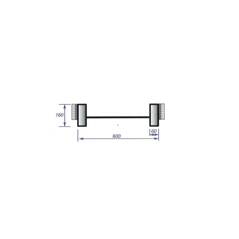 U PROFIL 10CM 3mm Schwarz - DE