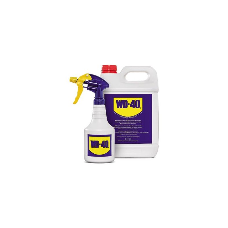 WD-40 Multispray Kanister 5L mit Sprayflasche