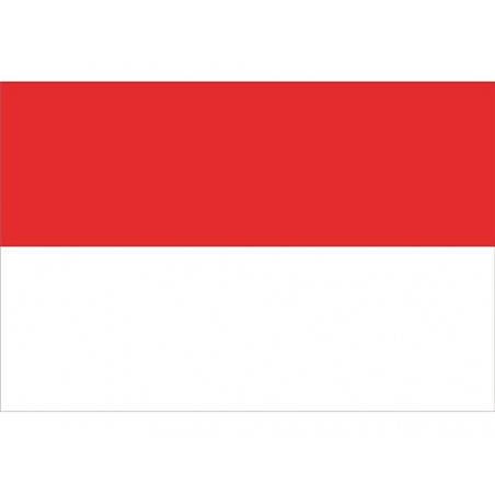 Flagge rot/weiß (Indonesien, Monaco)