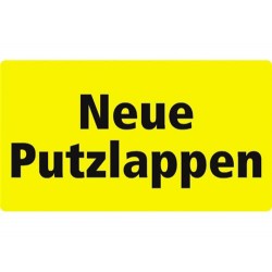 Neue Putzlappen