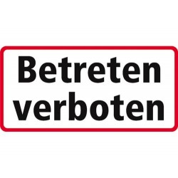 Betreten Verboten