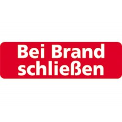 Bei Brand schließen