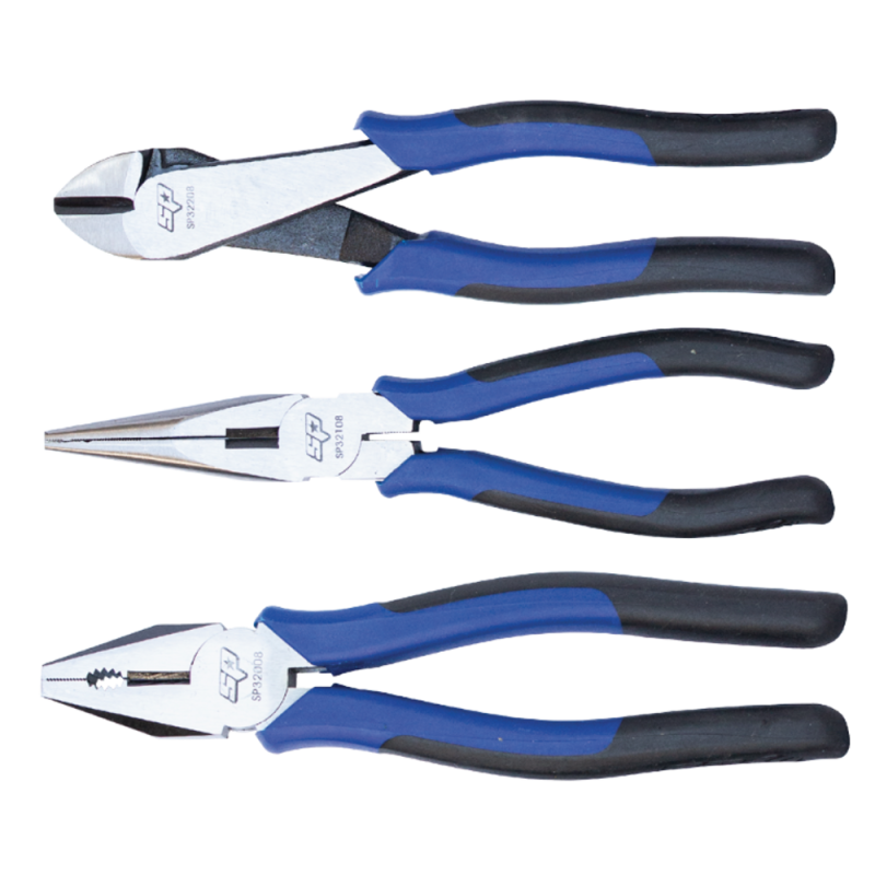 Zangen-/Seitenschneider - Set 3-tlg., 200 mm (8")