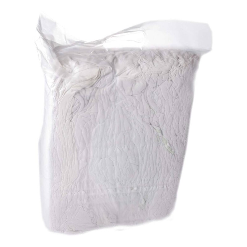 Putzlappen Weißer Trikot, ganz Weiß