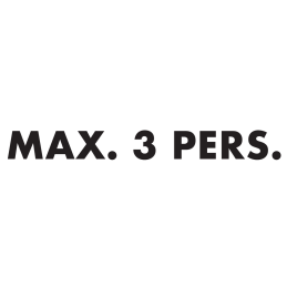 Max. 3 Pers.