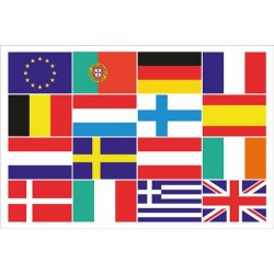 EU + 15-Länderflagge